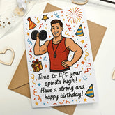 Fitness Happy Birthday Card For Gym Lovers - Greeting Card
